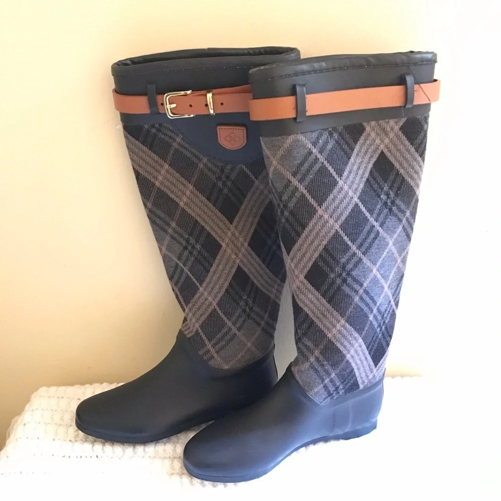 Dav Weston Tall Plaid Boots